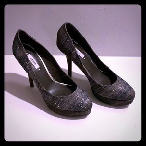 Camouflage Guess multi fabric stiletto heels